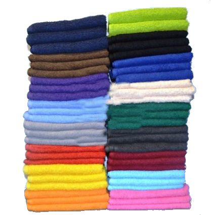 15x25-Premium Gym Hand Towels Colors 100% Cotton