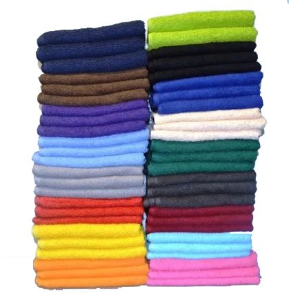 15x25 - Salon Hand Towels Colors Premium 100% Cotton